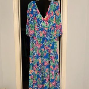 Lilly Pulitzer multi color maxi dress NWT never worn!